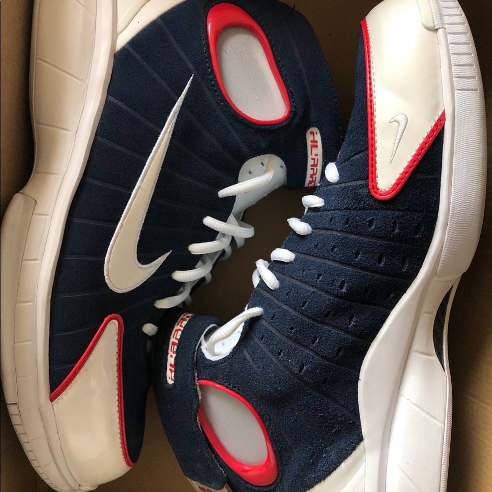 Nike Air Zoom Huarache 2K4 Olympic USA Kobe Sz 11